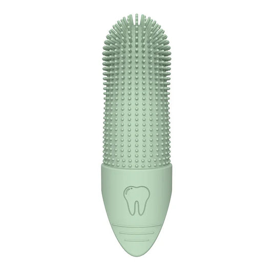 Dog Toothbrush, 360° Cleaning Finger Toothbrush for Dogs, Food Grade Silicone Dog Finger Toothbrush for Dogs & Cats Dental Care